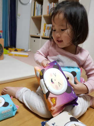 달곰이 물티슈 — 4점을 준 리뷰어가 2019년 3월 올린 사용 사진