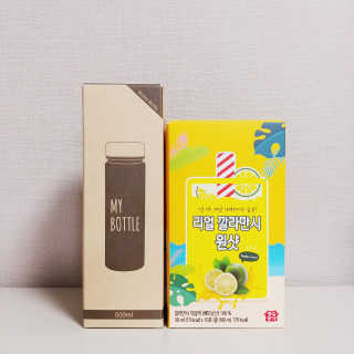 장수농가 리얼깔라만시 원샷 50ml 10팩+보틀 — 5점을 준 리뷰어가 2019년 5월 올린 사용 사진