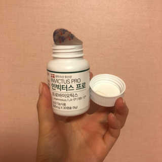 라플레 염창환 박사의 3세대 유산균, 인빅터스 프로 — 4점을 준 리뷰어가 2018년 12월 올린 사용 사진
