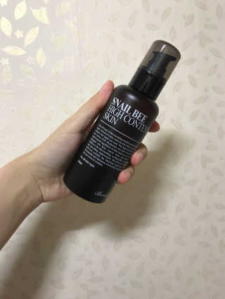벤튼 스네일비 하이콘텐트 스킨 150ml — 3.17점을 준 리뷰어가 2017년 4월 올린 사용 사진