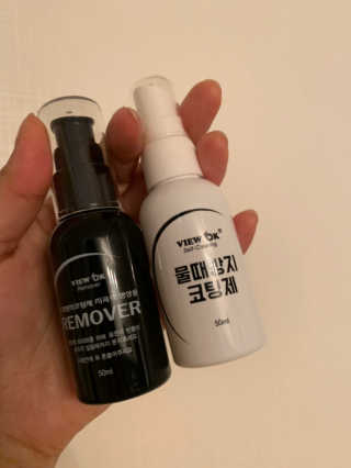 뷰오케이 욕실 화장실 셀프 물때제거 코팅제,리무버 50ml — 5점을 준 리뷰어가 2019년 5월 올린 사용 사진