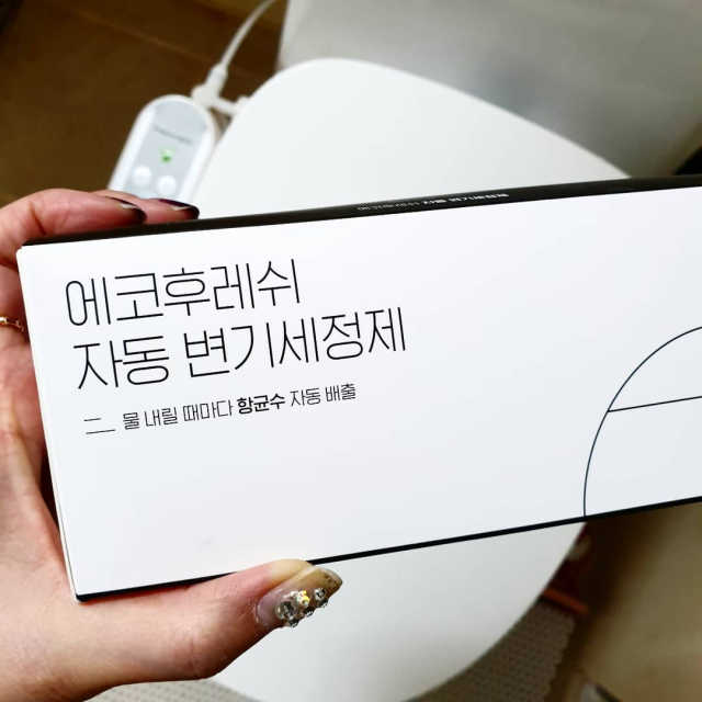 [에코후레쉬] 자동변기세정제 리뷰 사진