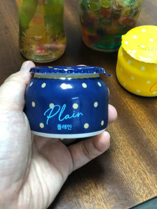 [매일 바이오] 생크림요거트 플레인 12개 + 유자 12개 — 5점을 준 리뷰어가 2019년 7월 올린 사용 사진