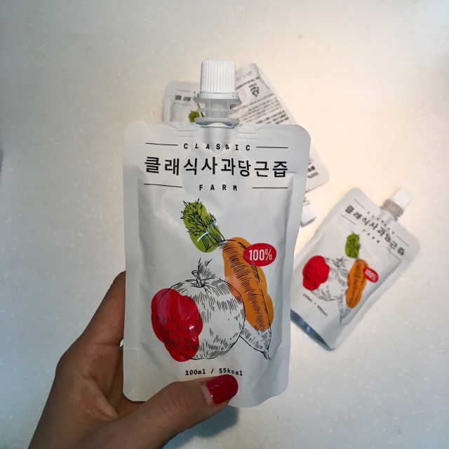 클래식 사과당근즙 100ml 20팩 리뷰 사진