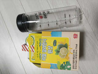 장수농가 리얼깔라만시 원샷 50ml 10팩+보틀 — 5점을 준 리뷰어가 2019년 5월 올린 사용 사진