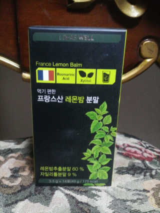 로하스웰 프랑스산 레몬밤 분말 — 4점을 준 리뷰어가 2018년 5월 올린 사용 사진