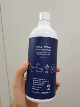 셀로몬 토일렛 스프레이 500ml — 5점을 준 리뷰어가 2018년 5월 올린 사용 사진
