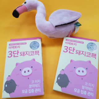 미팩토리 3단 돼지코팩 3매입 X 2 — 5점을 준 리뷰어가 2018년 2월 올린 사용 사진