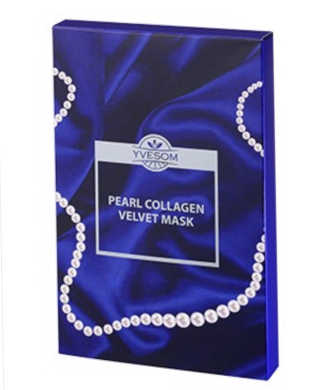 Pearl Collagen Velvet Mask 1 BOX by YVESOM — 5점을 준 리뷰어가 2019년 2월 올린 사용 사진