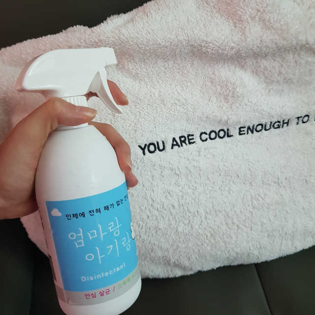 한국바이러스센터 엄마랑 아기랑 살균소독제 500ml 리뷰 사진