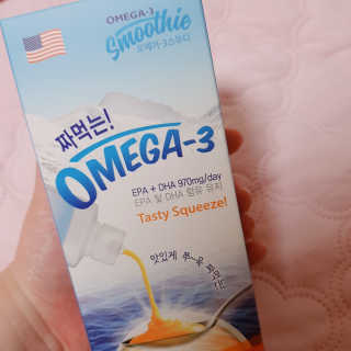 오메가-3스무디 [오메가스무디] 짜먹는 오메가3 DHA 임산부 어린이 — 4점을 준 리뷰어가 2019년 3월 올린 사용 사진