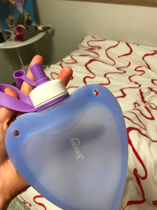 실리만 실리콘 하트 물주머니 250ml WSK 424 — 3.67점을 준 리뷰어가 2018년 4월 올린 사용 사진
