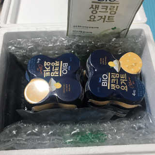 [매일 바이오] 생크림요거트 플레인 12개 + 유자 12개 — 5점을 준 리뷰어가 2019년 6월 올린 사용 사진