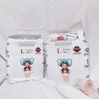 네추럴블라썸 NATURAL BLOSSOM 슈퍼 얇은 바지 기저귀 — 5점을 준 리뷰어가 2018년 11월 올린 사용 사진