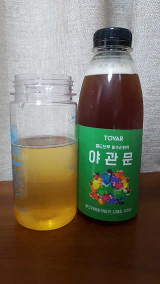 또바르 비수리 야관문 더치 원액 진액 엑기스 500ml — 5점을 준 리뷰어가 2018년 1월 올린 사용 사진