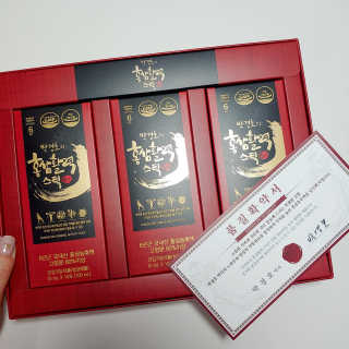 메이준뉴트리 박경호의 홍삼활력스틱 10ml x 30포 — 5점을 준 리뷰어가 2020년 3월 올린 사용 사진