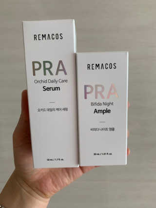 리메코스 PRA 비피다나이트앰플+PRA 오키드데일리케어세럼 — 4점을 준 리뷰어가 2019년 6월 올린 사용 사진