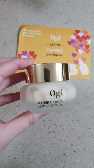 오지아이 마누카 허니 딥 케어 크림 50ml — 5점을 준 리뷰어가 2020년 1월 올린 사용 사진
