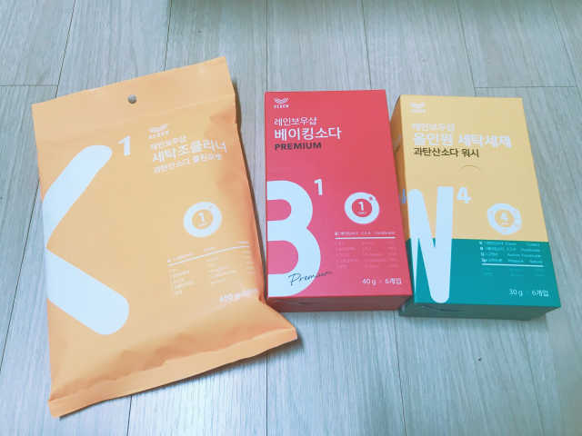 올인원세탁세제,베이킹소다 스틱포6개입+세탁조클리너 리뷰 사진