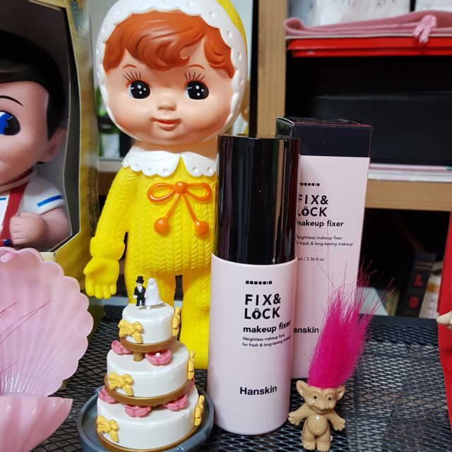 한스킨 픽스 앤 락 메이크업 픽서 리뷰 사진