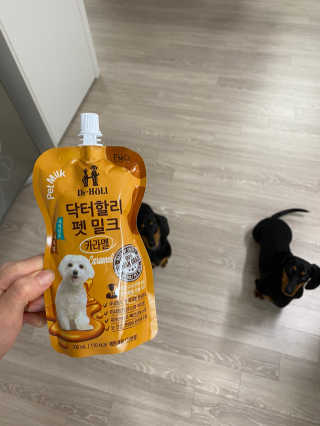 닥터할리펫밀크 8종 — 5점을 준 리뷰어가 2020년 2월 올린 사용 사진