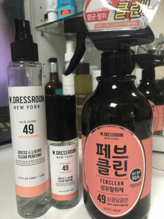 더블유드레스룸 페브클린 500ml — 5점을 준 리뷰어가 2018년 8월 올린 사용 사진