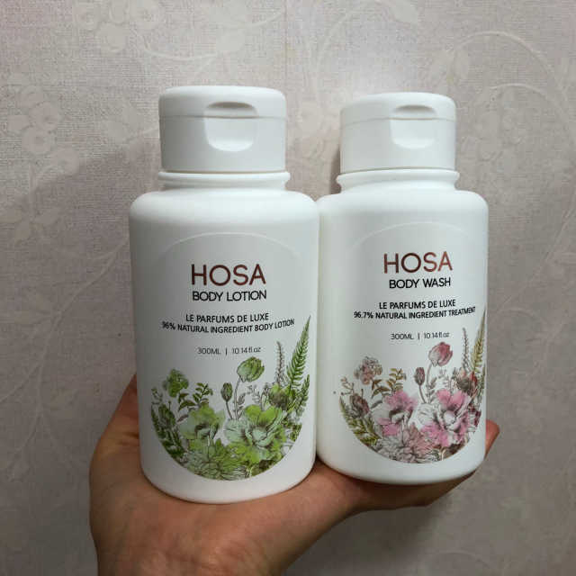 HOSA BODY WASH+BODY LOTION 리뷰 사진