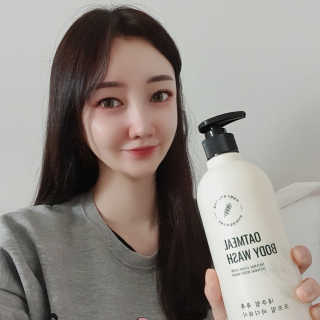 (주)에네스티 내추럴 촉촉  오트밀 바디워시 500ml — 5점을 준 리뷰어가 2020년 3월 올린 사용 사진