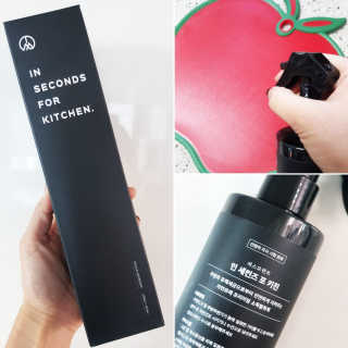 PEACE MOMENT 피스모먼트 인세컨즈포키친 320mL 천연살균소독제 — 4.83점을 준 리뷰어가 2018년 10월 올린 사용 사진