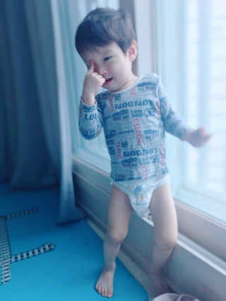 보솜이 베이비케어 팬티형 기저귀 — 5점을 준 리뷰어가 2019년 3월 올린 사용 사진