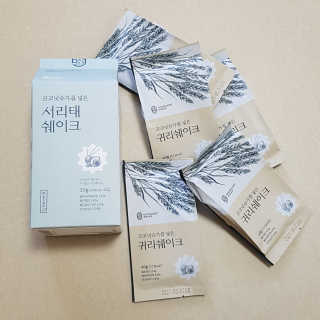 [착한습관]건강한 한끼, 귀리 쉐이크와 서리태 쉐이크 — 5점을 준 리뷰어가 2019년 8월 올린 사용 사진