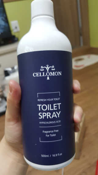 셀로몬 토일렛 스프레이 500ml — 4.5점을 준 리뷰어가 2018년 5월 올린 사용 사진