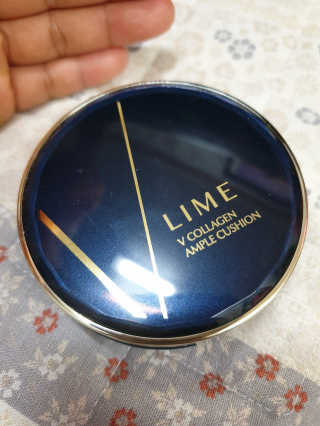 라임코스메틱 V 콜라겐 앰플 쿠션 — 4점을 준 리뷰어가 2020년 1월 올린 사용 사진