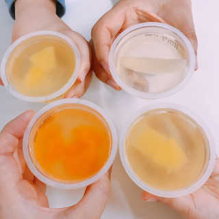 데르뜨 떠먹는 과일 3종, 짜먹는 과일 2종 총 10개 체험 — 5점을 준 리뷰어가 2020년 3월 올린 사용 사진