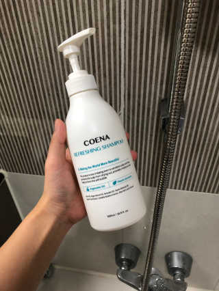 코에나샴푸 500ml — 3점을 준 리뷰어가 2019년 7월 올린 사용 사진