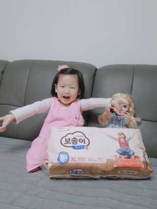 보솜이 액션핏 팬티형 — 5점을 준 리뷰어가 2019년 3월 올린 사용 사진