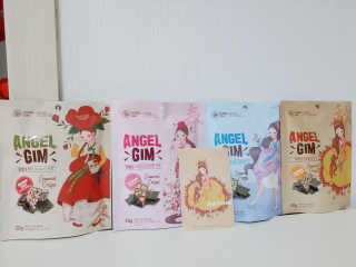 엔젤김 ANGEL GIM 춘하추동 김스낵 4종 — 5점을 준 리뷰어가 2019년 7월 올린 사용 사진