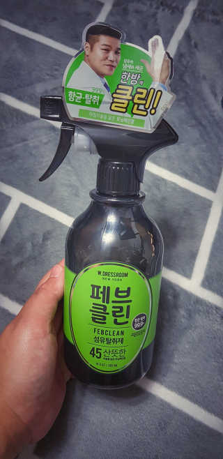 더블유드레스룸 페브클린 500ml — 5점을 준 리뷰어가 2018년 11월 올린 사용 사진