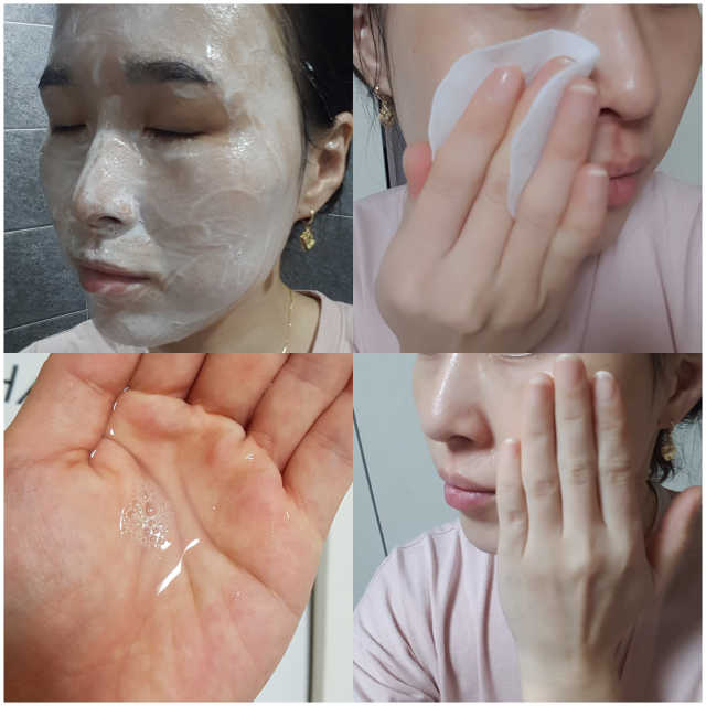울트라 인텐시브 페이셜 리세라시카 4-스텝 마스크팩 리뷰 사진