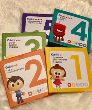 큐비코 Cubico 키즈 코딩 — 4.5점을 준 리뷰어가 2018년 12월 올린 사용 사진