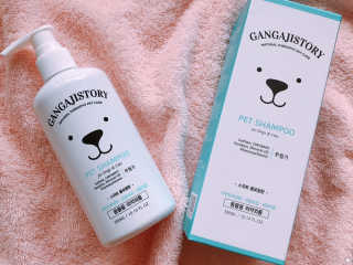 강아지스토리 펫샴푸 300ml — 5점을 준 리뷰어가 2019년 3월 올린 사용 사진