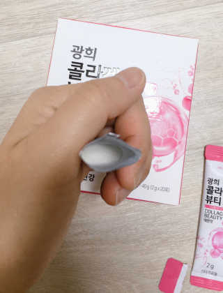광희생활건강 광희 콜라겐뷰티 — 5점을 준 리뷰어가 2020년 1월 올린 사용 사진