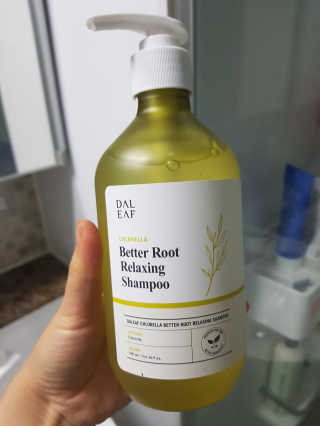 달리프 클로렐라 베러 루트 릴렉싱 샴푸 500ml — 5점을 준 리뷰어가 2020년 2월 올린 사용 사진