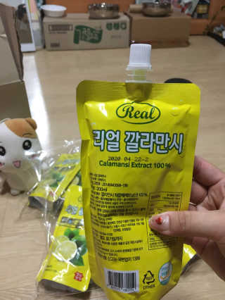 장수농가 리얼깔라만시 — 5점을 준 리뷰어가 2018년 6월 올린 사용 사진