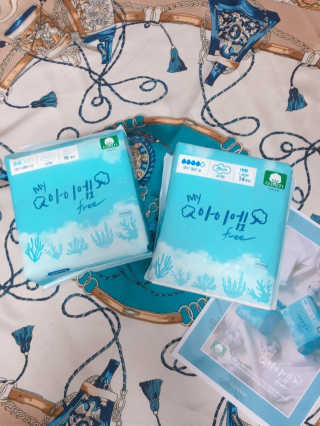보타메디 마이아이엠 생리대 — 5점을 준 리뷰어가 2018년 11월 올린 사용 사진