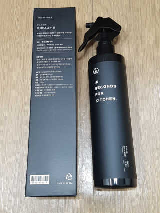 PEACE MOMENT 피스모먼트 인세컨즈포키친 320mL 천연살균소독제 — 4.5점을 준 리뷰어가 2018년 11월 올린 사용 사진