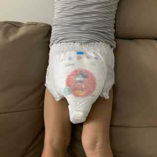 보솜이 베이비케어 팬티형 기저귀 — 4.5점을 준 리뷰어가 2019년 3월 올린 사용 사진