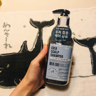 정직한실험실 [약산성샴푸/두피집중케어] 시카 스캘프 샴푸 — 3.5점을 준 리뷰어가 2019년 11월 올린 사용 사진