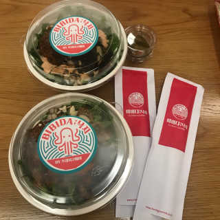 비비다; 낙지 [비비다;낙지 현백 판교점] 낙지 비빔밥 4개 中 택2 — 5점을 준 리뷰어가 2018년 8월 올린 사용 사진