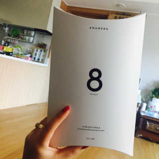 누메로 8 클리어링 모이스처 마스크팩 — 4.5점을 준 리뷰어가 2016년 12월 올린 사용 사진